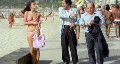 Andrea Bergonzoni ed Oronzo Canà a Copacabana nel '84