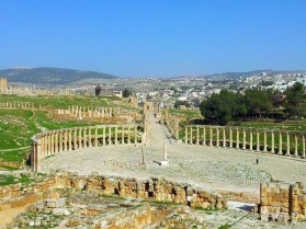 La stupefacente città romana Jerash